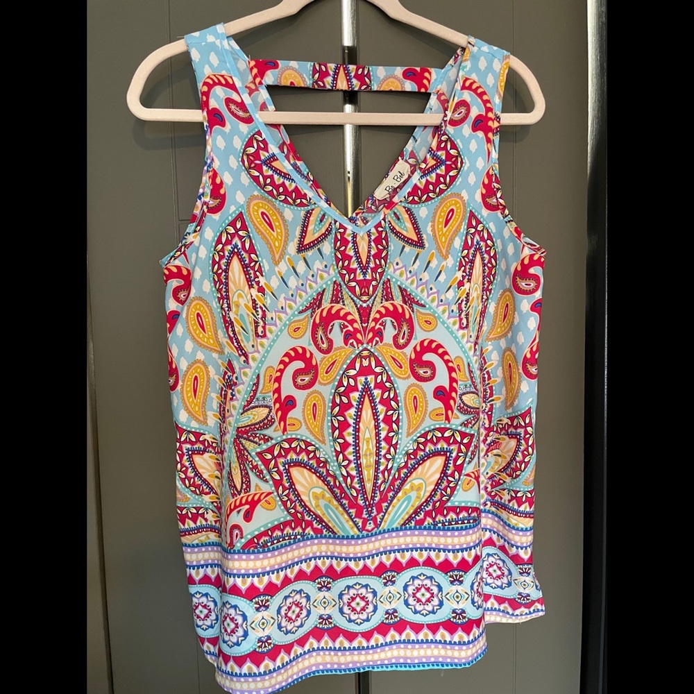 Stitch Fix Bo Bel Sleeveless Top, Sz M, NWOT
